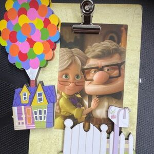 Vintage new Disney Up Magnet Frame with Colorful Balloons